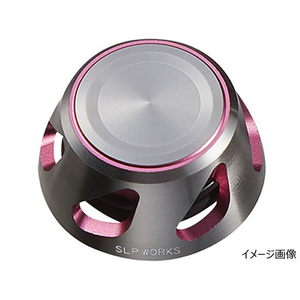 SLPWORKS SLPW/22スピニングハンドルキャップ SII シルバー・ピンク FC052NZ-イメージ1