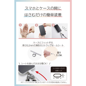 エレコム ショルダーストラップ編み物 グレー P-STSDH1KNGY-イメージ6