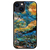 ikins iPhone 14 Plus用天然貝ケース 名画シリーズ 星月夜 I23601I14M-イメージ1