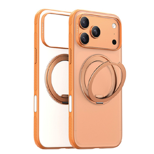 TORRAS iPhone17 Pro Max用 複合素材PC+TPUケース TORRAS OSTAND O3 FITNESS オレンジ X00FX2938-イメージ9