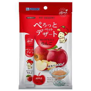 ラブリー・ペット ぺろっとペットデザート りんご味 15g×7本 ﾍﾟﾛﾂﾄﾍﾟﾂﾄﾃﾞｻﾞ-ﾄﾘﾝｺﾞ-イメージ1