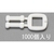 エスコ PPバンド用バックル 1000個 15.5mm FCY9966-EA628PM-116B-イメージ1