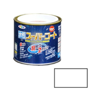 アサヒペン 水性スーパーコート 1／5L ツヤ消し白 FC376NS