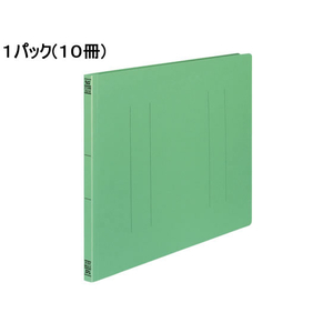 コクヨ フラットファイルV A3ヨコ とじ厚15mm 緑 10冊 1パック(10冊) F835837-ﾌ-V48G-イメージ1