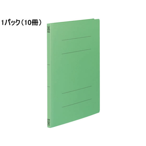 コクヨ フラットファイルV B4タテ とじ厚15mm 緑 10冊 1パック(10冊) F835376-ﾌ-V14G-イメージ1
