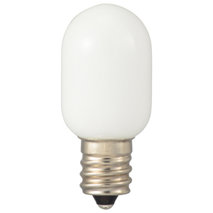 オーム電機 LED電球 E12口金 全光束15lm(0．5Wナツメ球 装飾用) 電球色相当 LDT1L-H-E12 13-イメージ1