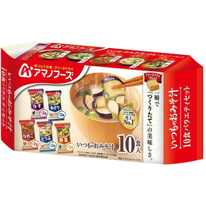 アマノフーズ いつものおみそ汁 10食バラエティセット FC071TE-イメージ1