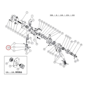 KITO/レバーブロック用部品 クサリピンイッシキ L4BA008-10411 FC789ZX-4637353-イメージ1