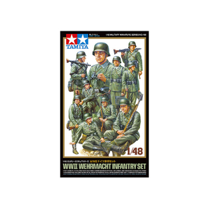 タミヤ 1/48 ミリタリーミニチュアシリーズ No．102 WWII ドイツ歩兵セット T32602WW2ﾄﾞｲﾂﾎﾍｲｾﾂﾄ-イメージ2