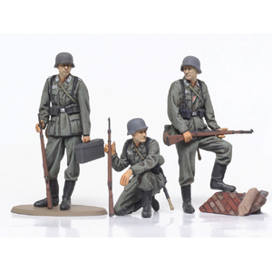 タミヤ 1/48 ミリタリーミニチュアシリーズ No．102 WWII ドイツ歩兵セット T32602WW2ﾄﾞｲﾂﾎﾍｲｾﾂﾄ-イメージ3