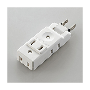 エレコム デザインタップ(2ピン・4個口) ホワイト AVT-M01-24WH-イメージ1