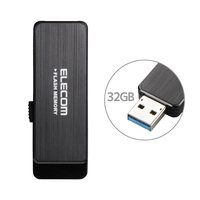 エレコム MF-ENU3A32GBK USB3．0ハードウェア暗号化USBメモリ(32GB
