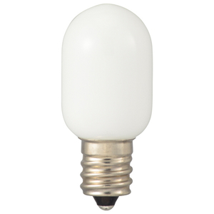 オーム電機 LED電球 E12口金 全光束16lm(0．5Wナツメ球 装飾用) 昼白色相当 LDT1N-H-E12 13-イメージ1