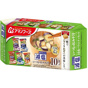 アマノフーズ 減塩いつものおみそ汁 10食バラエティセット FC072TE-イメージ1