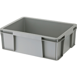 トラスコ ＴＨＣ型コンテナ 有効内寸３７５×２４５×１３４ グレー TRUSCO “THCシリーズコンテナ”（Bタイプ） THC-13B-GY-イメージ1