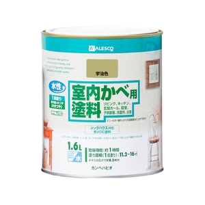カンペハピオ 室内かべ用塗料 宇治色 1.6L FCB815M-イメージ1