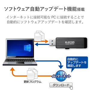 エレコム USB3．0ハードウェア暗号化USBメモリ MF-ENU3A16GBK-イメージ5