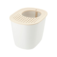 リッチェル ラプレ 砂取りネコトイレ ホワイト FC66359