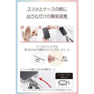 エレコム ショルダーストラップ編み物 ネイビー P-STSDH1KNNV-イメージ6