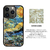 ikins iPhone 14 Plus用天然貝ケース 名画シリーズ ひまわり I23603I14M-イメージ3