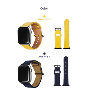 EGARDEN Apple Watch 42/41/40/38mm用バンド GENUINE LEATHER STRAP ディープグリーン EGD20603AW-イメージ14