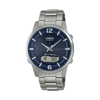 カシオ ソーラー電波腕時計 LINEAGE ネイビーブルー/シルバー LCW-M170TD-2AJF