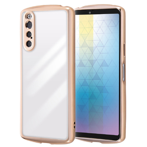レイアウト Xperia 10 V用耐衝撃 TPUソフトケース METAMORU ピンクゴールド RT-RXP10M5TC13/PGM-イメージ1