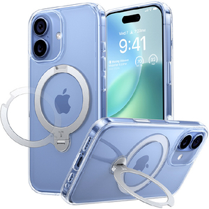 TORRAS iPhone17用アクリル樹脂+TPUケース TORRAS OSTAND Q3 SPIN クリア X00FX2911-イメージ8