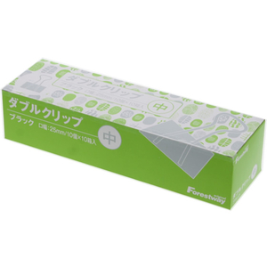Forestway ダブルクリップ 中 10個×10箱 F380761-FRW388857-イメージ2