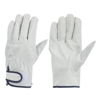 東和コーポレーション 豚表革手袋 クレストマジックテープ付 L FC132EN-8571740