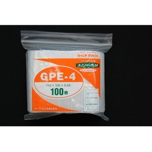 生産日本社（セイニチ） チャック袋 「ユニパックGP」GP Eー4 140×100×0.04 FC127FZ-5843138-イメージ7