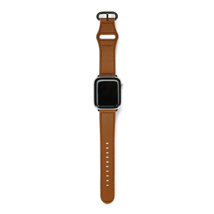 EGARDEN Apple Watch 41/40/38mm用バンド GENUINE LEATHER STRAP ブラウン EGD20604AW-イメージ2