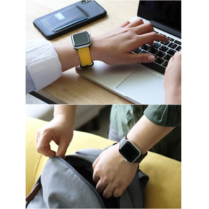EGARDEN Apple Watch 42/41/40/38mm用バンド GENUINE LEATHER STRAP ブラウン EGD20604AW-イメージ20