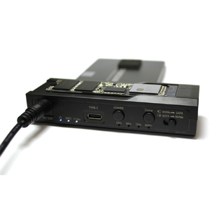 タイムリー SATA接続 SSD/HDD-NVMe接続 M．2 SSD双方向クローンアダプタ ブラック UD-M2SACL-イメージ7