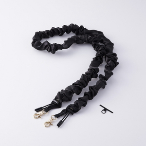 エレコム ショルダーストラップシュシュ/上品 ブラック P-STSDH1SCEBK-イメージ2