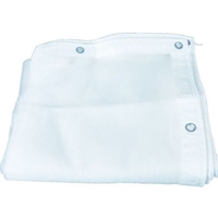 トラスコ中山 ラッセル塗装シート 幅1.8m×長さ5.4m FC833GR-8368830