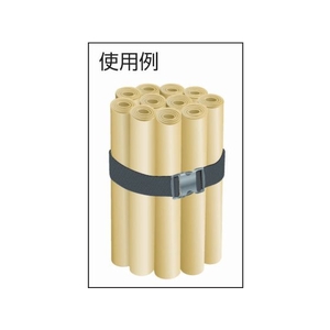 トラスコ中山 耐衝撃樹脂バックル付結束ベルト 50mm FC597GR-7691084-イメージ2
