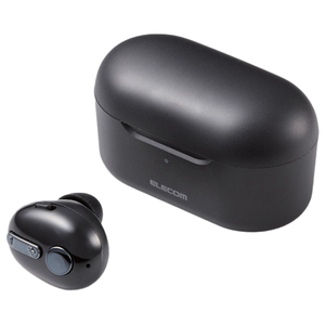 エレコム Bluetooth片耳ヘッドセット(充電ケース付き) ブラック LBT-HSC32MPBK エレコム Bluetooth片耳ヘッドセット(充電ケース付き) ブラック LBT-HSC32MPBK