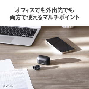 エレコム Bluetooth片耳ヘッドセット(充電ケース付き) ブラック LBT-HSC32MPBK-イメージ6