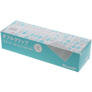 Forestway ダブルクリップ 大 10個×10箱 F380762-FRW388859-イメージ2
