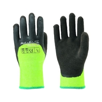 東和コーポレーション 防寒手袋 PowerGrab Thermo3／4 7／S イエロー／ダークブラウンS20.2グリーン25 FC505FM-1025818