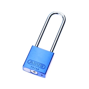 パンドウイットコーポレーション ロックアウト用ハイセキュリティパドロック 青 FC904FT-8257339-イメージ2