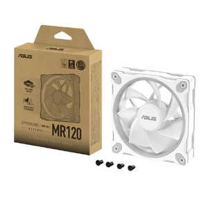 ASUS Prime MR120 ARGB Reverse Fan - Single Pack ホワイト MR120REVERSEARGBFANWHITE-イメージ6