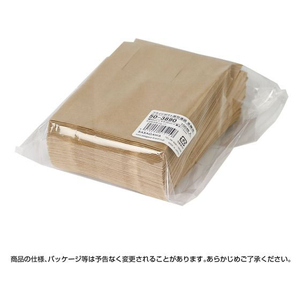 タカ印 フライドポテト用耐油袋 茶無地 100枚 FC301PM-50-3890-イメージ3