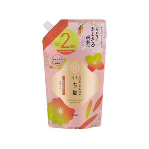 クラシエ いち髪 濃密W保湿ケア シャンプー詰替 2回分 640mL FCG676V-イメージ1