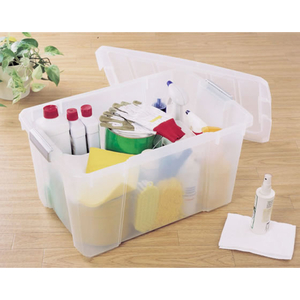 エスコ 636×445×355mm 収納ボックス(バックル付/4個) FCJ895L-EA506L-6B-イメージ2