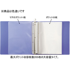 リヒトラブ クリヤーブック〈ポケット交換タイプ〉黒 F034249-G3808-24-イメージ2