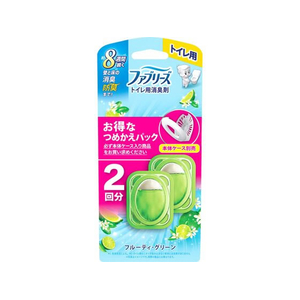 Ｐ＆Ｇ ファブリーズ トイレ用消臭剤 フルーティ・グリーン 詰替 2個 FC992TE-イメージ1