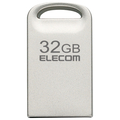 エレコム USB3．2対応超小型USBメモリ(32GB) シルバー MF-SU3A032GSV