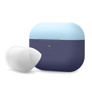 elago AirPods Pro用シリコンケース DUO CASE ジーンインディゴ1 EL_APPCSSCUB_J1 elago AirPods Pro用シリコンケース DUO CASE ジーンインディゴ1 EL_APPCSSCUB_J1